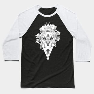 Geometric Dragon Baseball T-Shirt